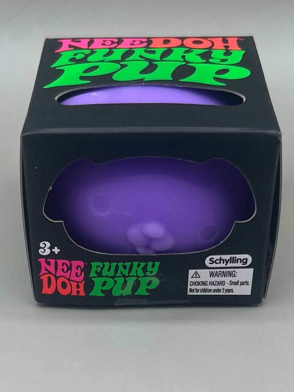 Authentic NEEDOH  “Funky Pup” Purple 💜 Soft Squishy Sensory Toy VIRAL New